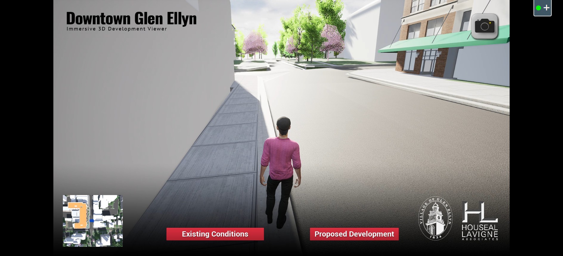 A view inside the Glen Ellyn model