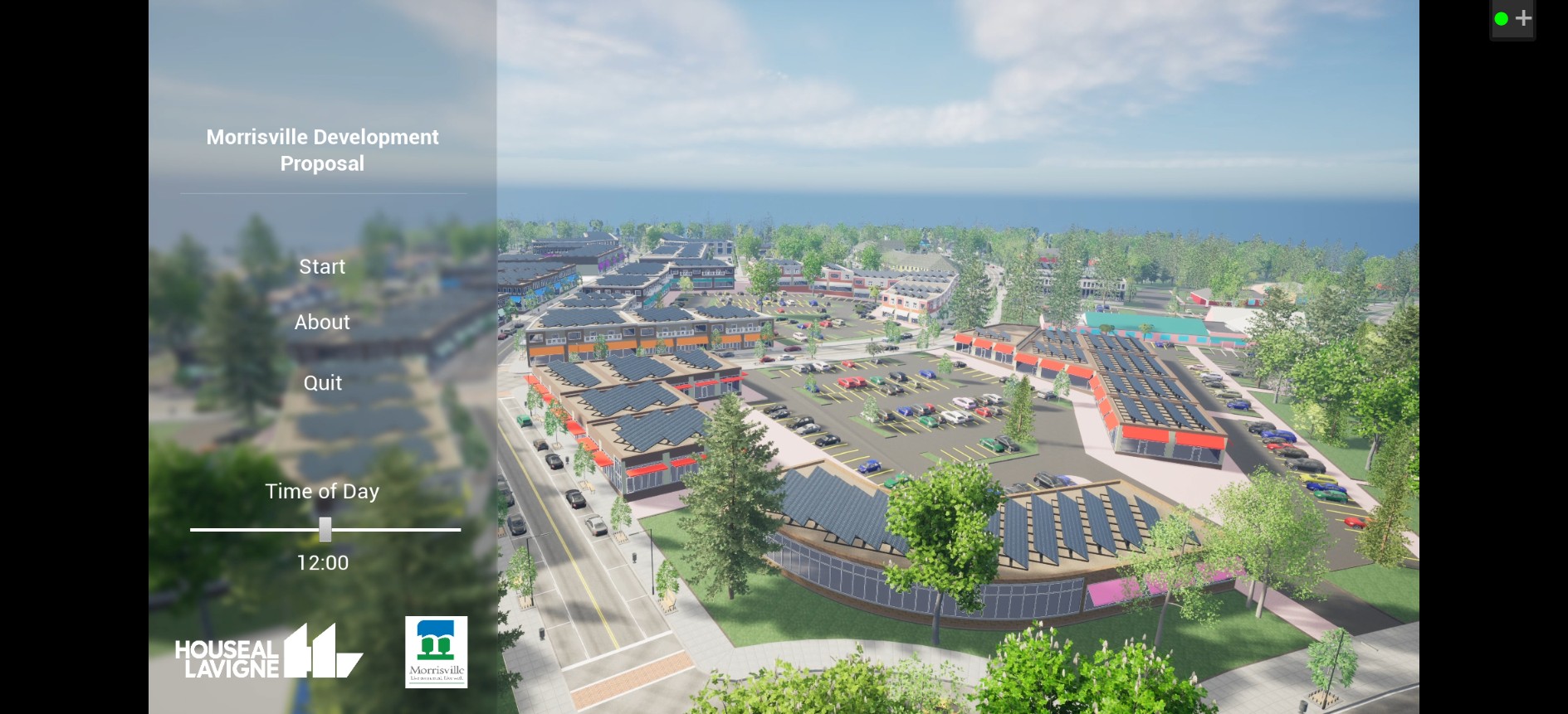 A view inside the Morrisville model